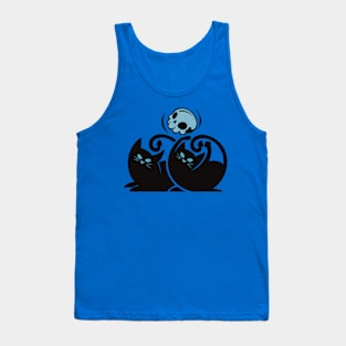 Cats and Skulls Tank Top